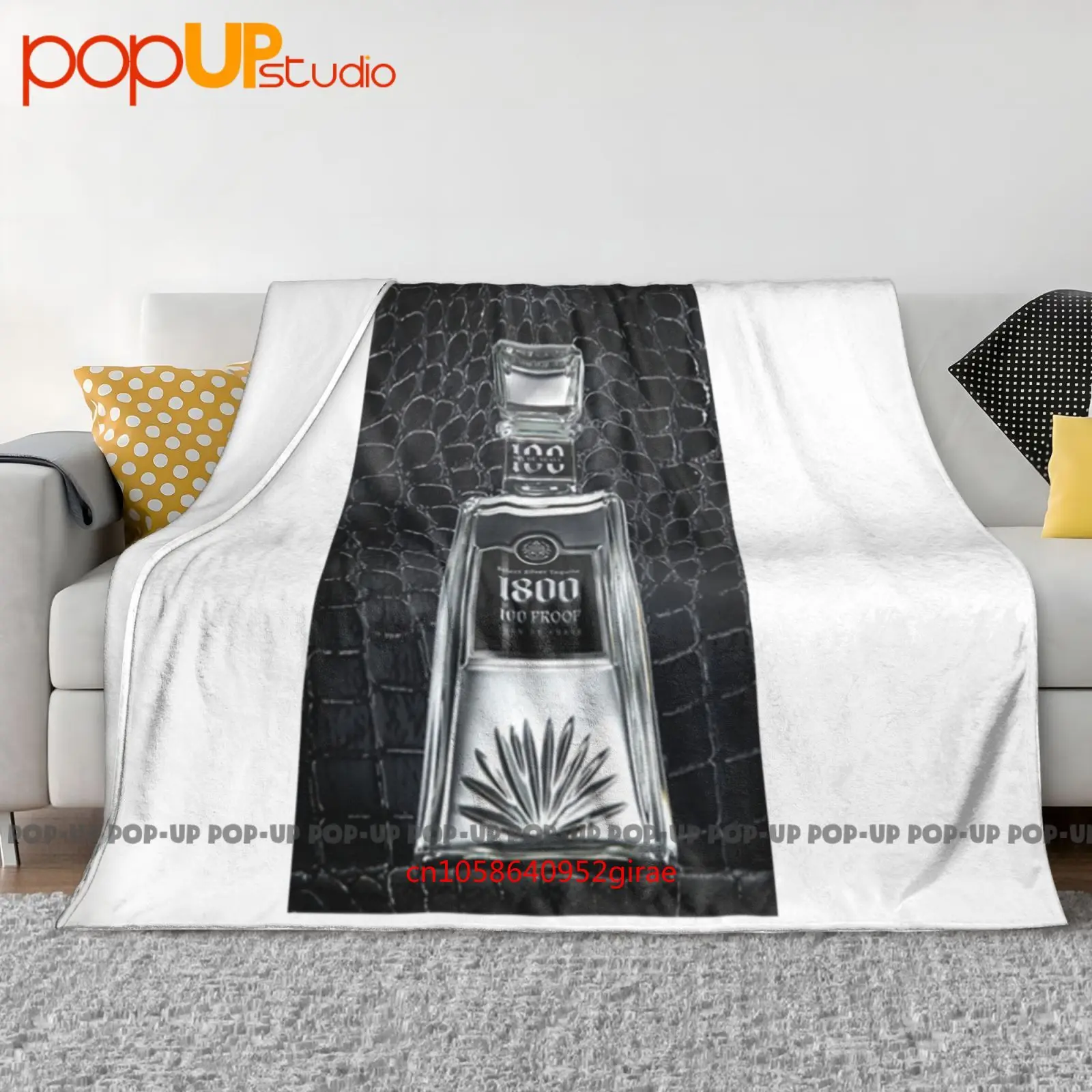 1800 100 Proof Tequila Select Silver Agave Manta ultrasuave Edredón Funda de sofá de invierno Fundas de cama