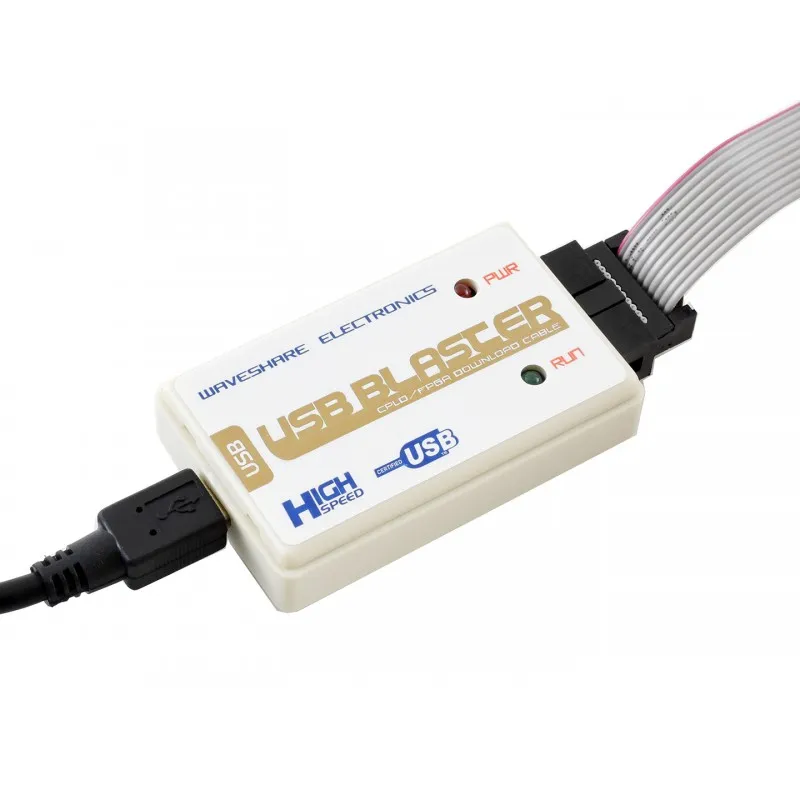 كابل تنزيل WaveshareWaveshare USB Blaster V2، متوافق مع مبرمج ALTERA USB Blaster FPGA/CPLD، عالي السرعة FT245+CPLD