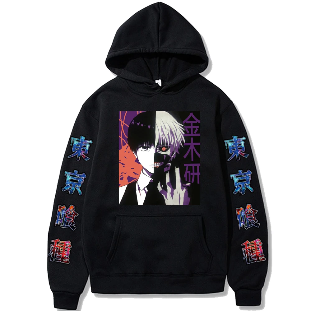 Tokyo Ghoul Anime Hoodie Harajuku Hip Hop Pullover Tops Sweatshirt