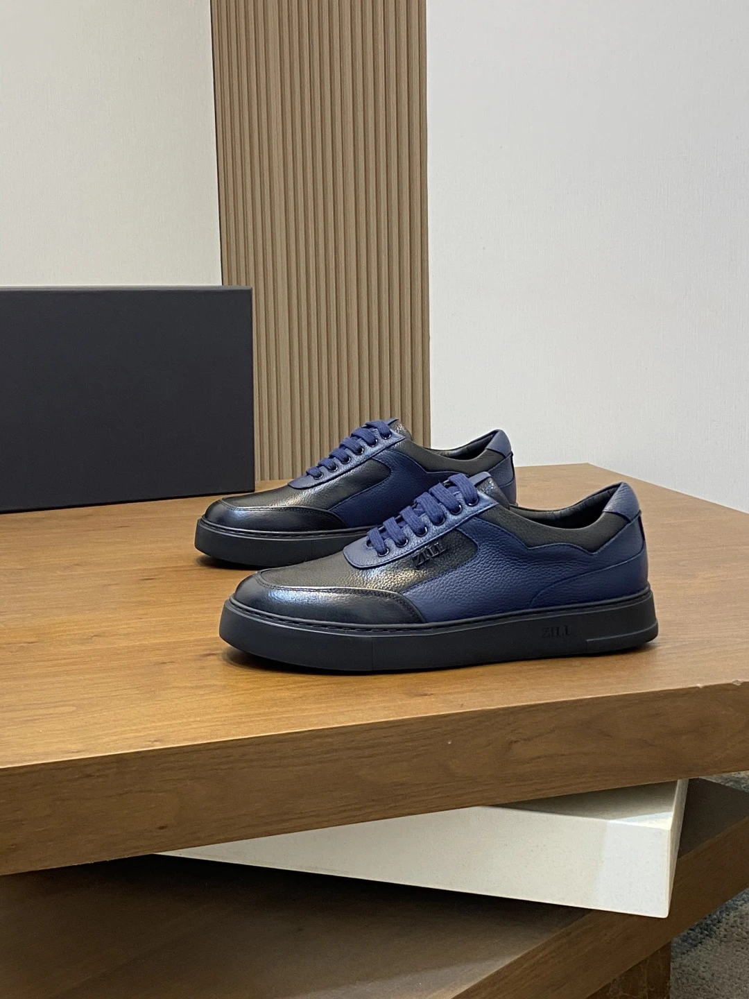 BLLIYOSS 2026 SS Men Shoes Calf leather stitching Leather Comfort High-Quality outdoors  European OLD MONEY Newly rich 38-46