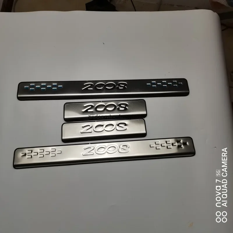 

2014 2015 2016 2017 2018 для Peugeot 2008, накладка на порог из нержавеющей стали, педаль приветствия, автомобильные аксессуары
