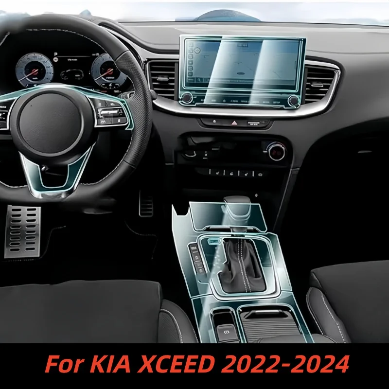 

Автомобильная навигационная панель центрального управления, защитная пленка из ТПУ для KIA XCEED 2022-2024, аксессуары для салона автомобиля
