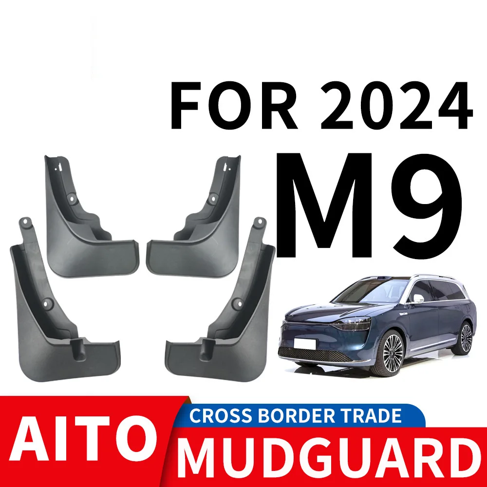 

For 2024 AITO M9 mudguard Mudflaps Front Rear Flares Splash Guards Cover Car Accessoie