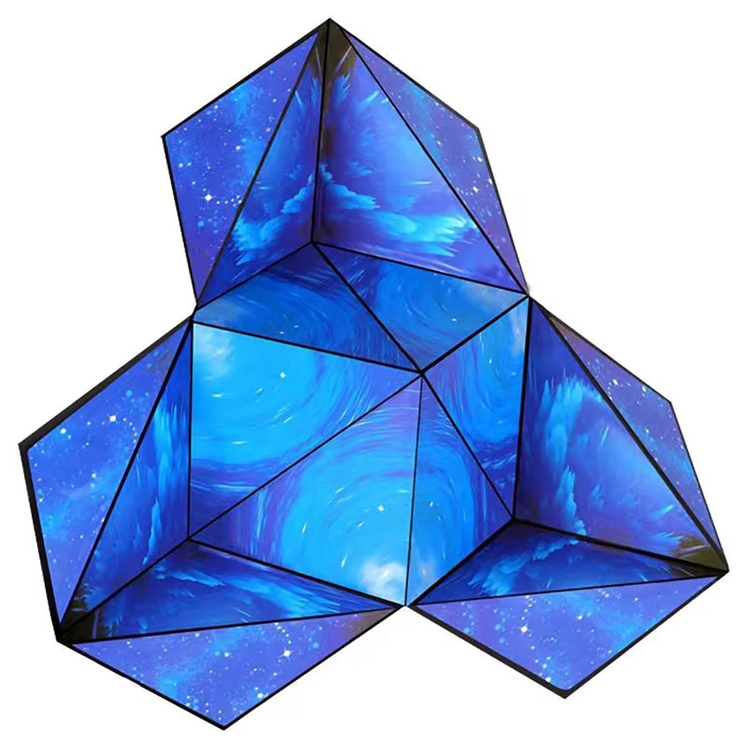 Infinite and versatile gyroscope, geometric starry sky, children\'s puzzle toy, stress relieving magnetic interaction