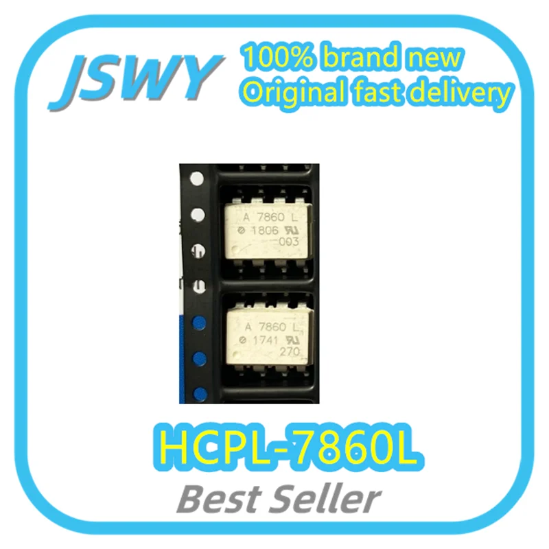 

(5/50pcs) HCPL-7860L Silkscreen A786 SOP8 Optocoupler Isolator Brand New Stock Electronics