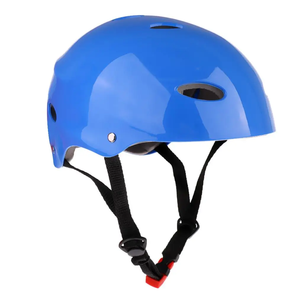 Kayak Safety Helmet ABS EVA Protector Adjustable Hat Recreational Boat Accessories for Water Sports