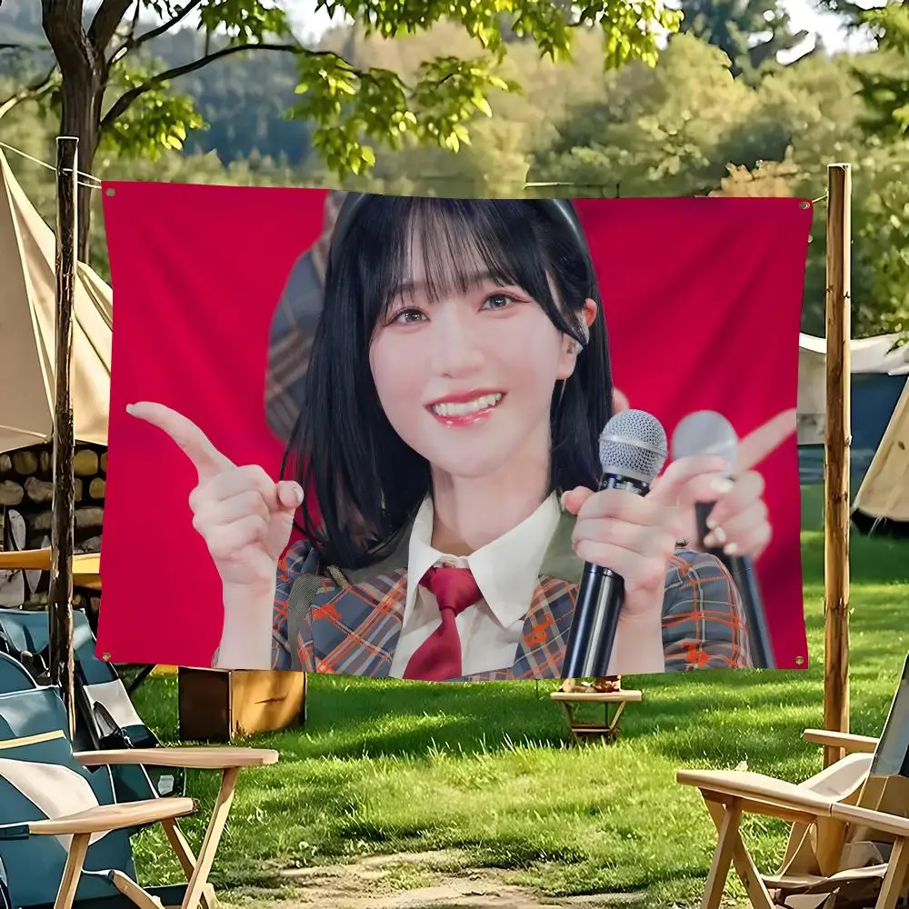 Singer Noguchi Iori Flags flag For Decoration Outdoor Picnic Hanging Home Camping Party Banner