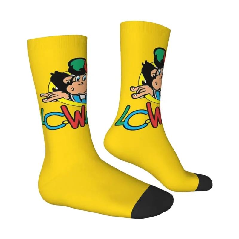 Y2K LC Waikiki Monkey Essential T-Shirt Unisex Winter Warm Happy Socks Street Style Crazy Sock