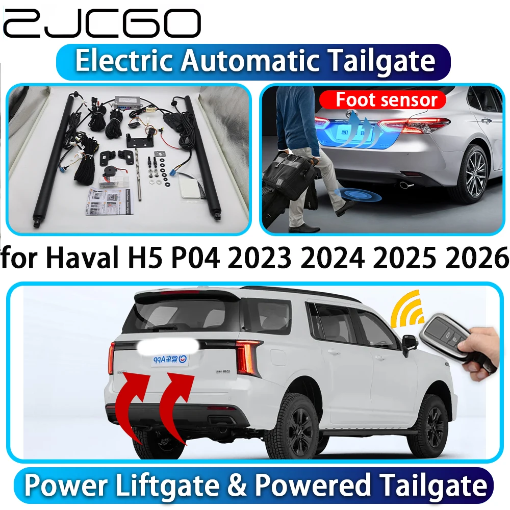 

ZJCGO for Haval H5 P04 2023 2024 2025 2026 OEM Automatic Power Liftgate Powered Tailgate Intelligent System Car Trunk Lift Kit
