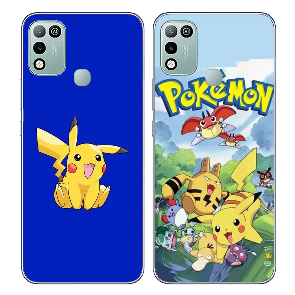 Pokemon Pikachu Cover Phone Casing for Motorola Moto G13 G14 G53 G54 G62 G72 G82 G84 E13 E20 G42 G32 G23 G22 Soft Case