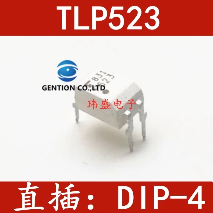 

10PCS Optical coupling TLP523-1 TLP523 P523 DIP-4 of 4 feet in stock 100% new and original