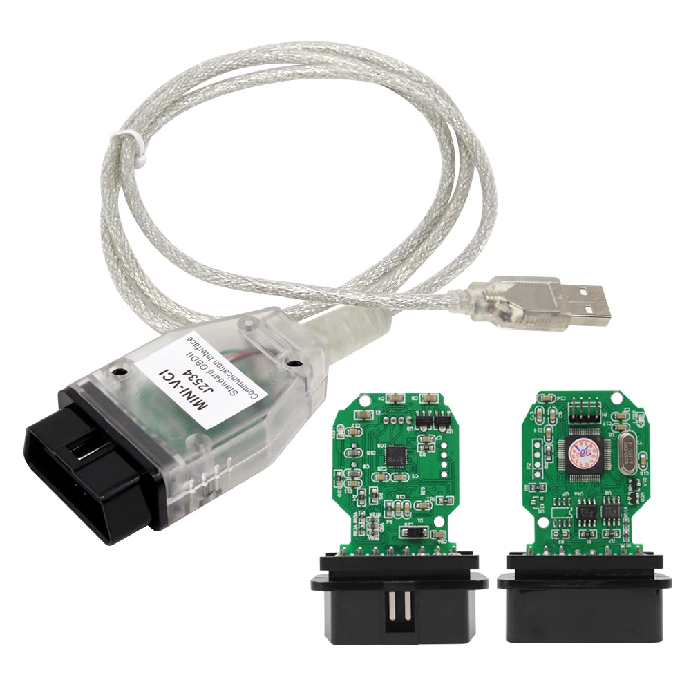 

Автомобильный диагностический кабель Mini Vci J2534 для Toyota OBD2 TIS Tech FTDI FT232 Stream Mini Vci Cable V18.00.008