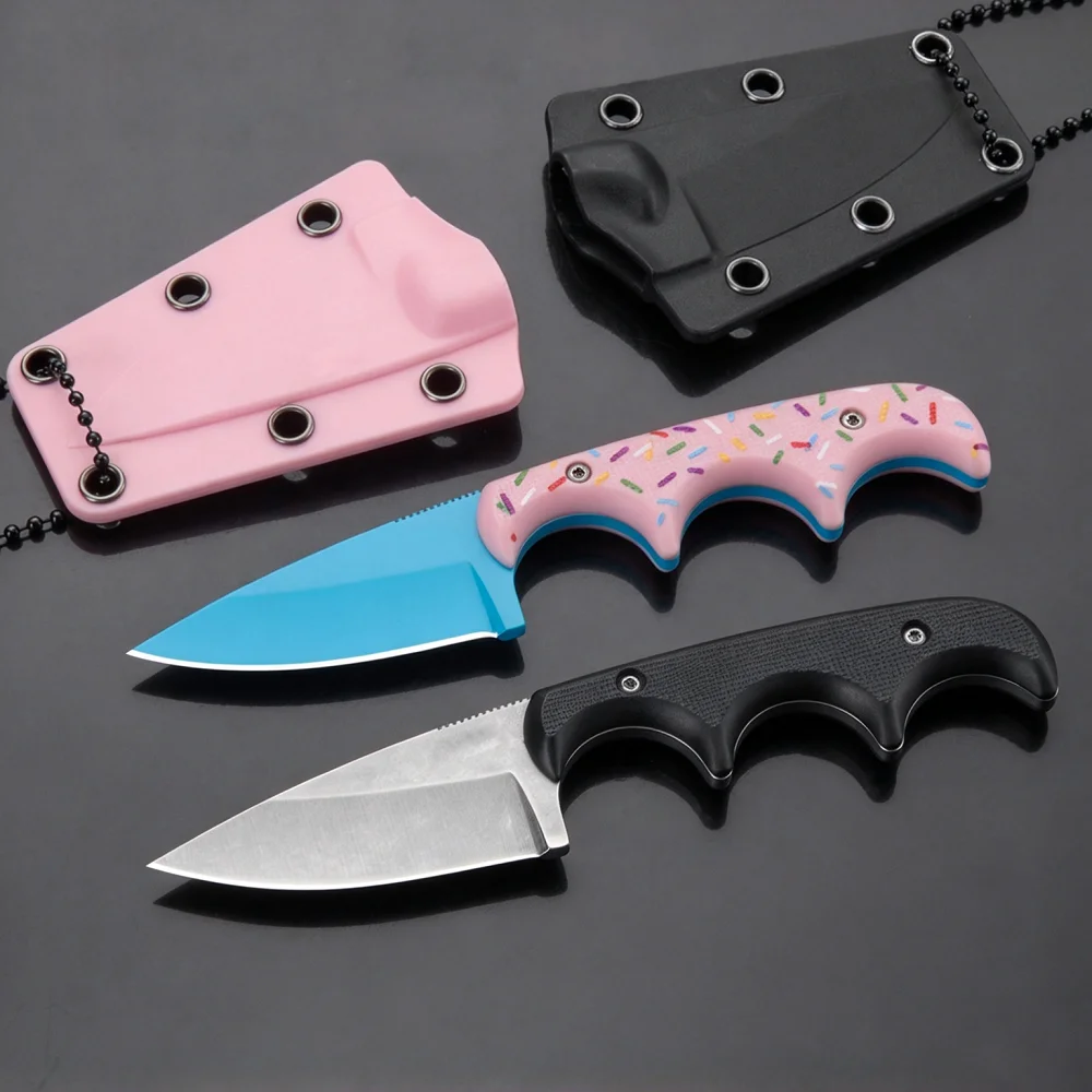 1pc Kitchen Multi-function Knife Mini Cutting Tool Anti-slip Handle Portable Outdoor BBQ Peeler Gift for Friends EDC