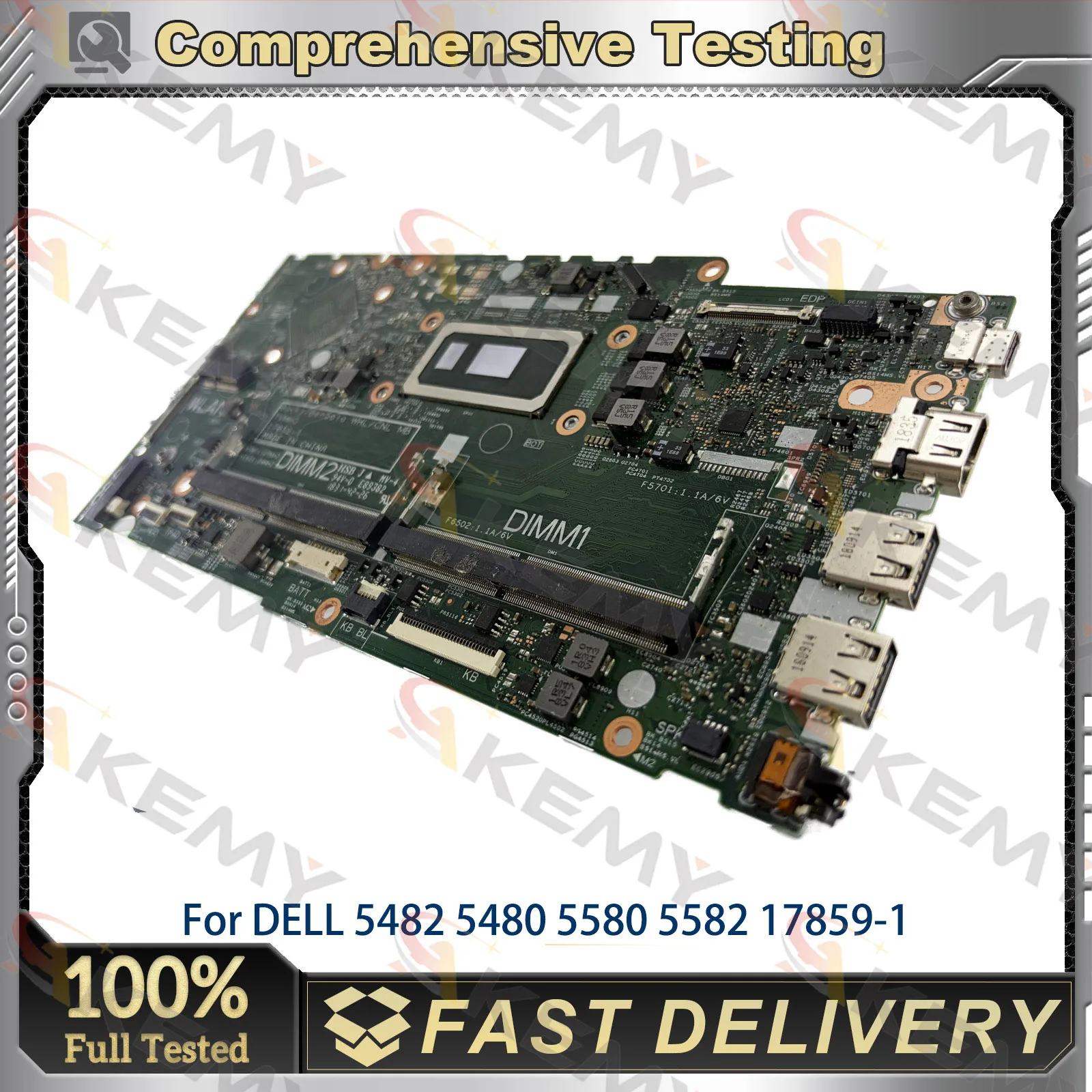 carte-mere-d'ordinateur-portable-17859-1-pour-dell-inspiron-5482-5480-5580-5582-5481-17859-1-cn-0ndk8h-testee-a-100-tests-ok