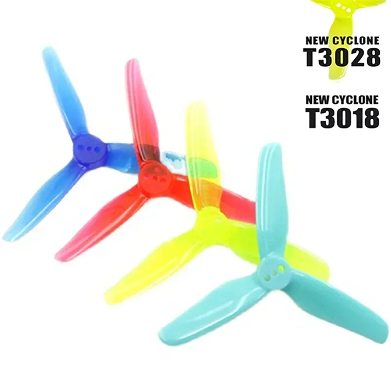 FOXEER DALPROP NEW Cyclone Series T3018 T3028 3-Blades CW CCW Propeller 5mm Pitch for RC FPV 3inch Crossing Machine Accessories