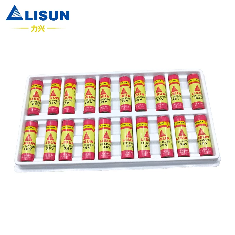 LISUN ER14505M 3.6V AA 2200mAh High Magnification Lithium Battery For Water Meter Heat Meter Patrol Rod Temperature Controller