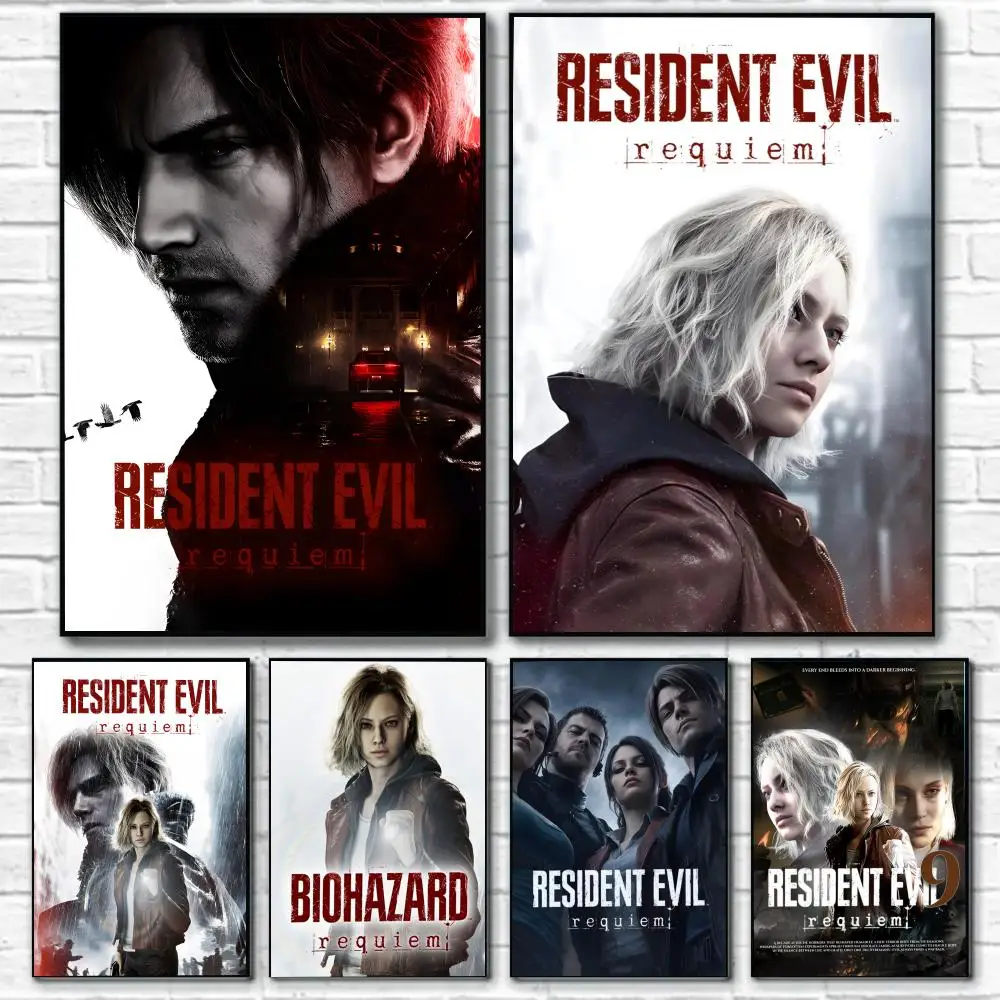 

Постер Game R-Resident Evil 9, декор для стен комнаты, водонепроницаемые наклейки для украшения дома, бара, спальни
