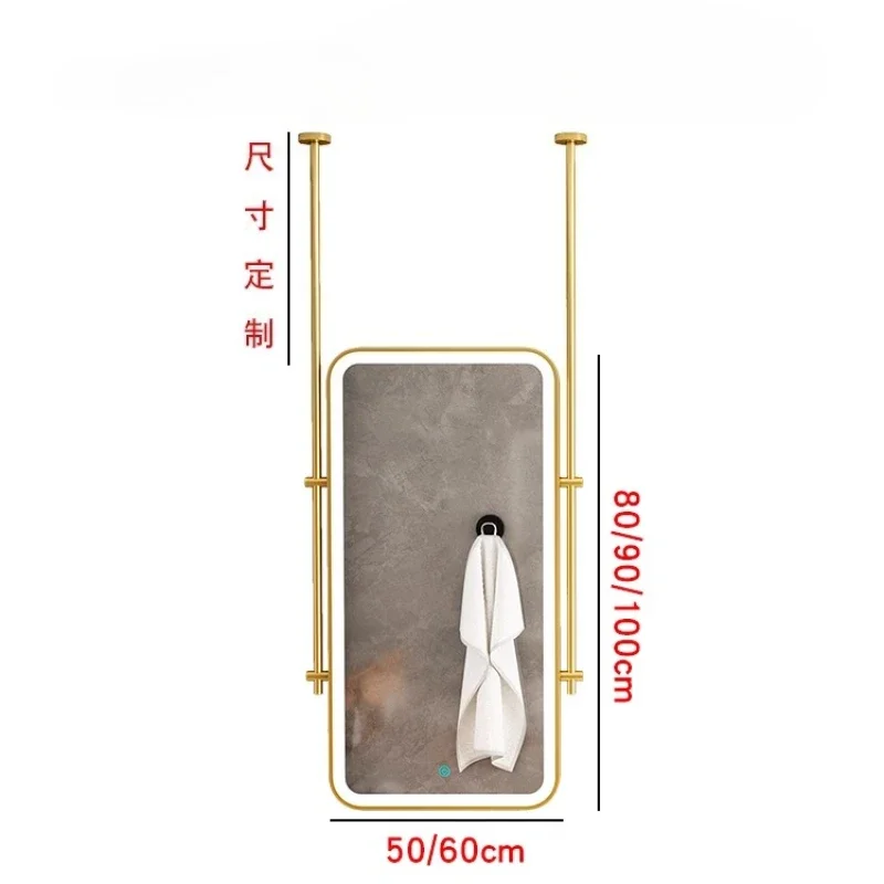 Cheap Room Decor Home Mirror Wall Sticker Mirrors Accessories House Decorations Living Room Decoration Man Mirrors With Light