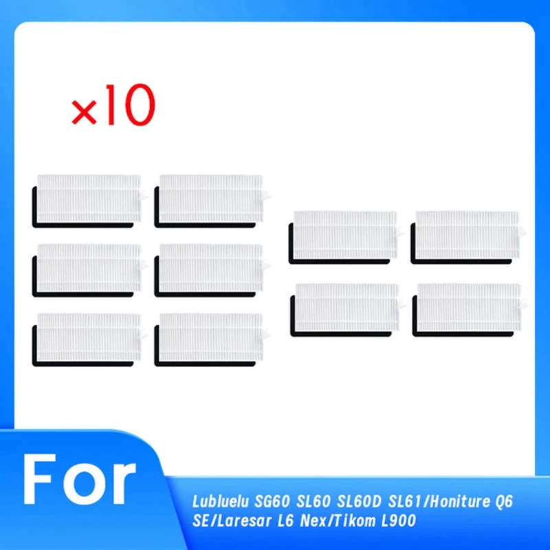 

10 Pcs Cleaner Filter For Honiture Q6 SE/Tikom L900 Filter Cleaner Parts Replacement