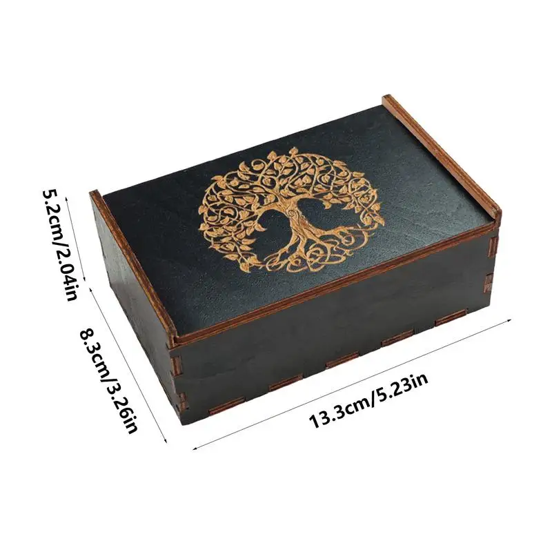 Boîte De Rangement Portable Pour Cartes De Tarot - Étui PU Organiseur