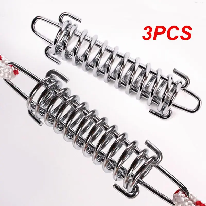 3PCS Large Tension Spring, Camping Beach Tent Rope Tensioner/Tightener Tightening Spring for Tarp Canopy Awning