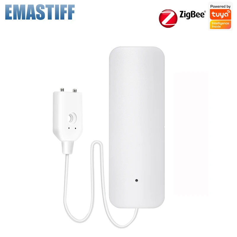 Tuya Zigbee rilevatore di perdite d\'acqua Smart Home sensore di inondazione dell\'acqua funziona con Tuya Zigbee Gateway supporto Smart Life APP