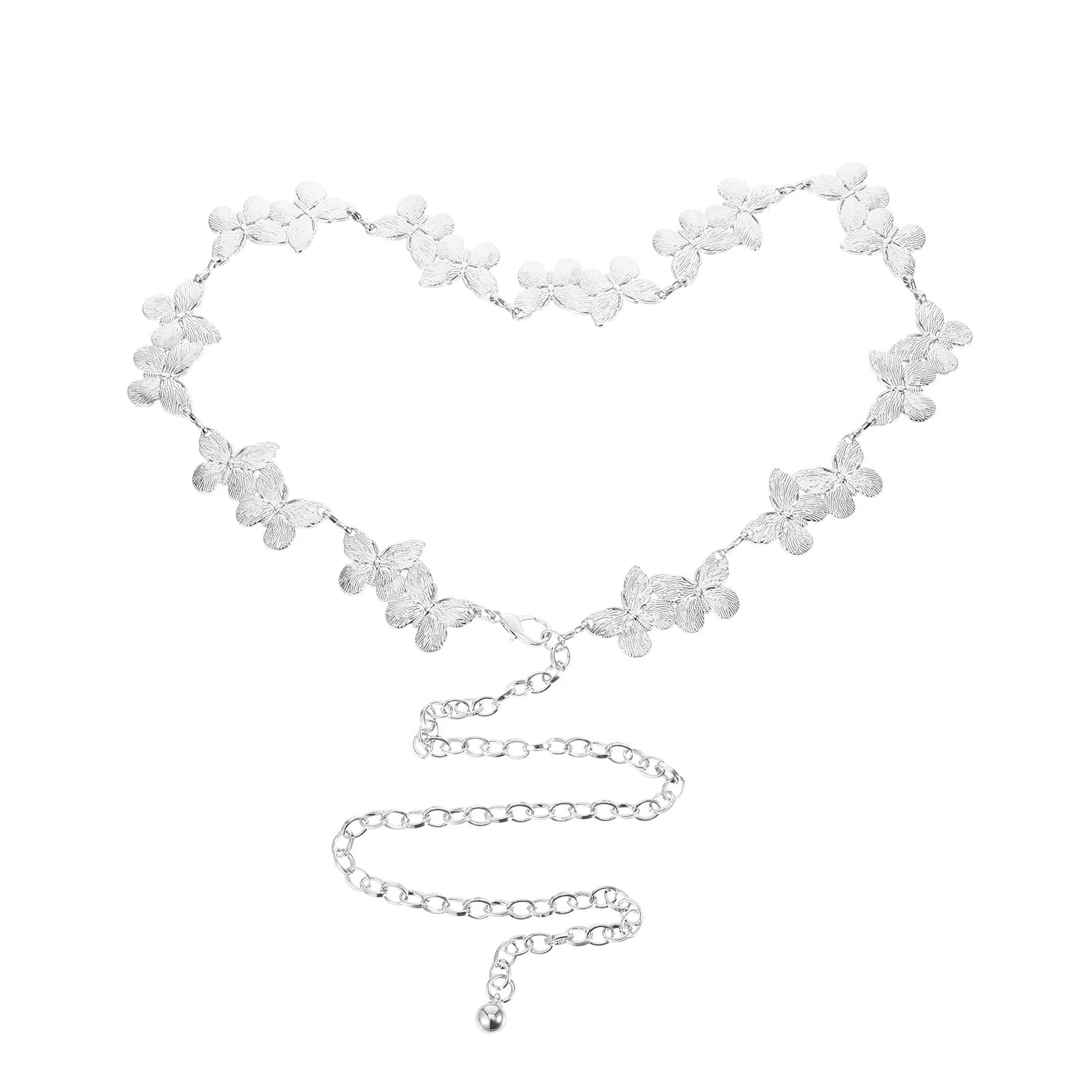 

Elegant Butterfly For Women Alloy Metal Adjustable Dress Jewelry Body Accessories Fashion Belly Waist Belt Women Metal Waist