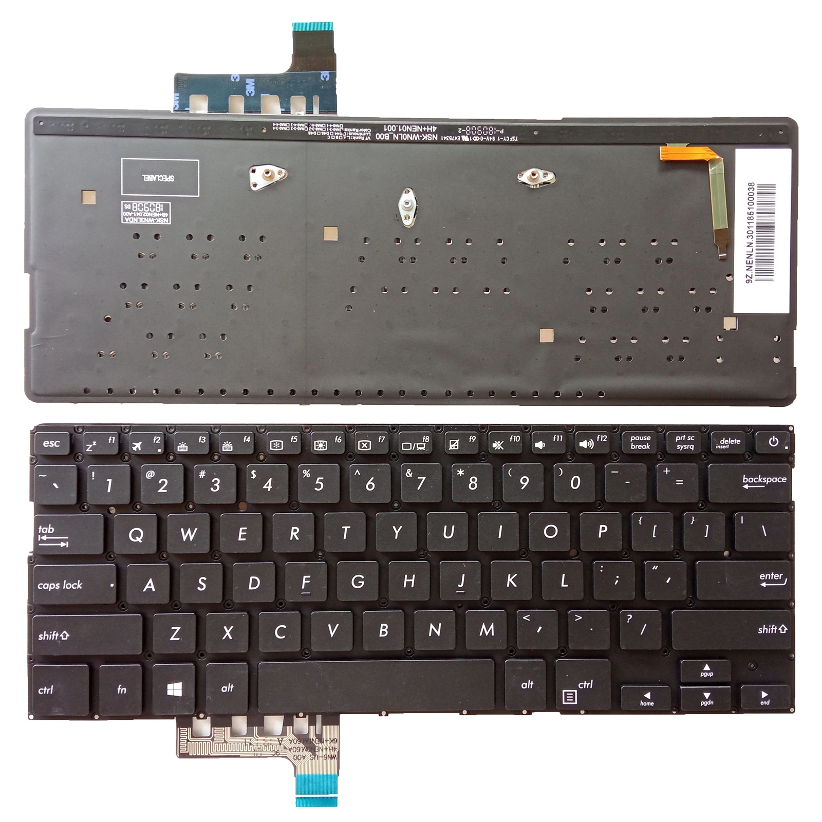 

Клавиатура для ноутбука ASUS ZenBook U3100U UX331 UX331U UX331UA UX331UAL UX331F 13N1-46A0941 13NB0HT4AM0241 без указателя сзади