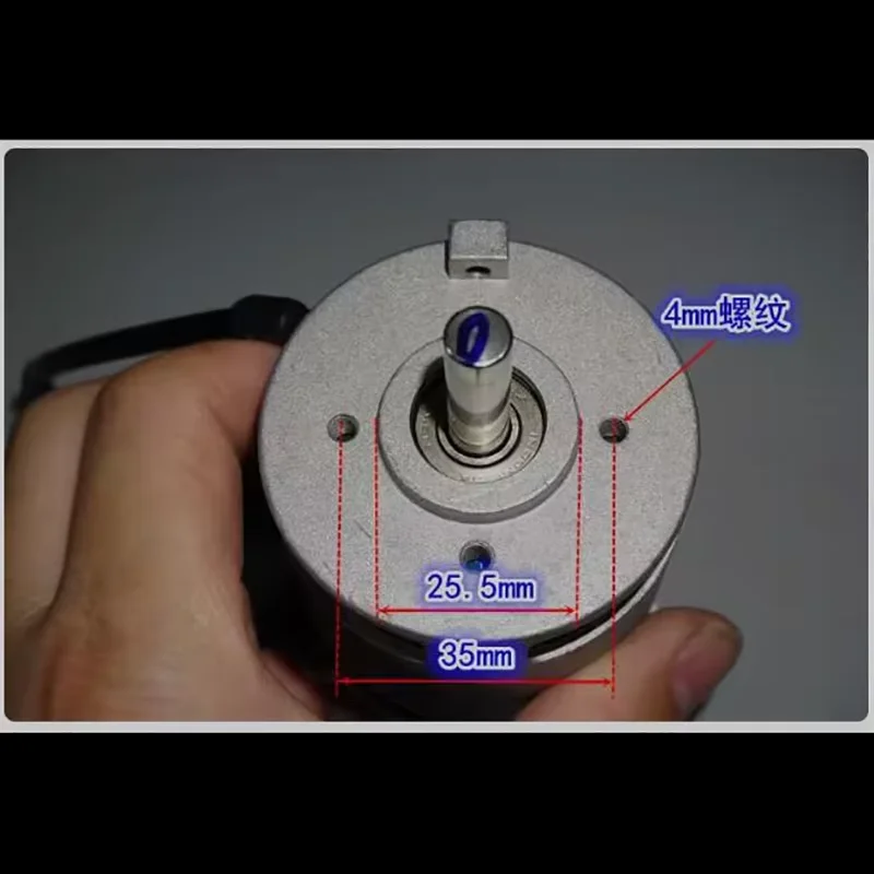 B5665 Motor Tanpa Sikat Rotor Internal 12-24V Kipas Pendingin Aktif Motor Tanpa Sikat 57Mm Torsi Tinggi Kecepatan Rendah