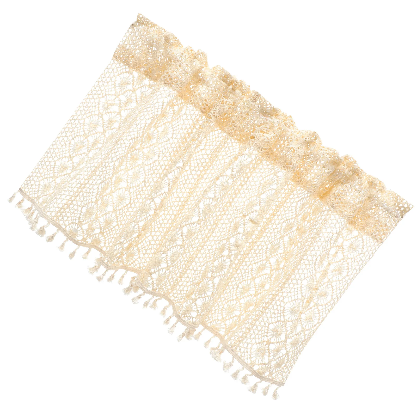 

Crochet Curtain Short Window Curtain For Kitchen Cafe Cabinet Door Half Curtains Home Decorative Small Window Treatment