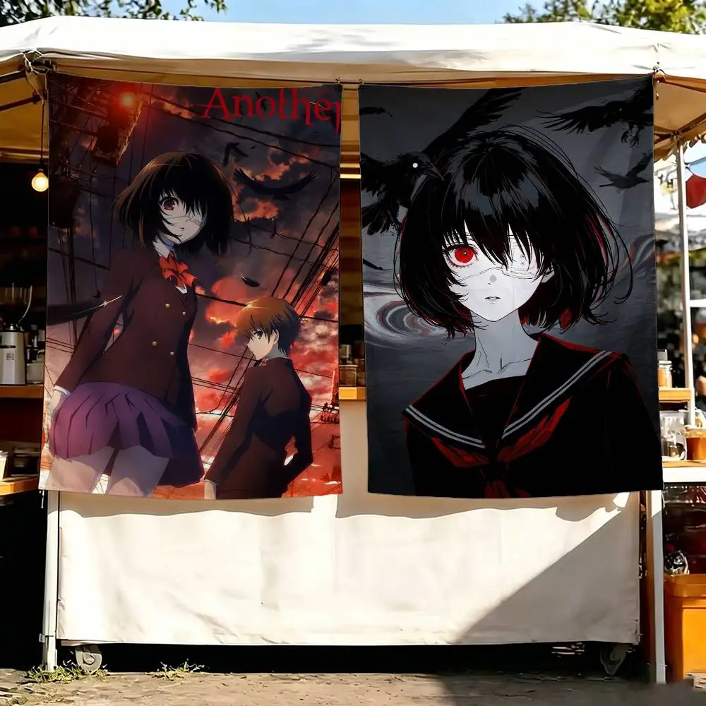 A-Another classic Japanese anime Flag Outdoor Decorations for Bedrooms Home Decor Items Decoration Banners