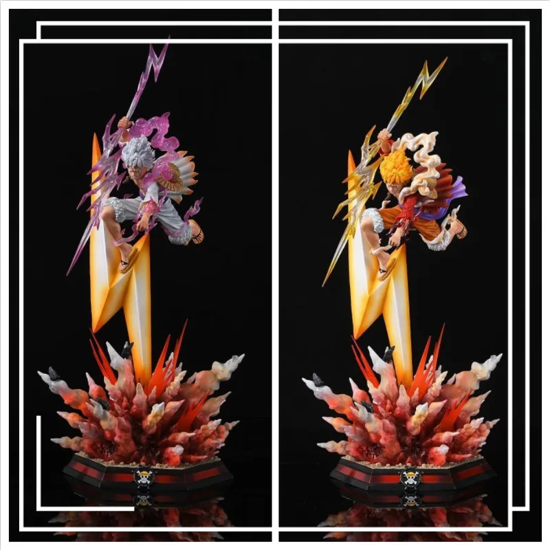 Bandai One Piece GK Gear Fifth Nika Luffy Glow estatua 5. ° forma Anime figura de acción modelo regalo coleccionable