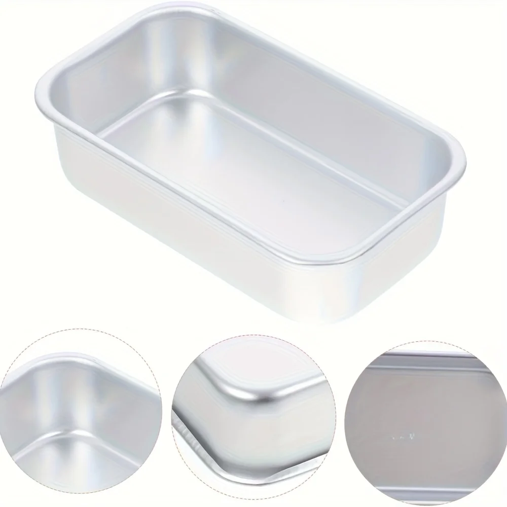 3/6 szt. Prostokątna pojemnik  – Food Storage Stainless Steel Containers recenzja i cena