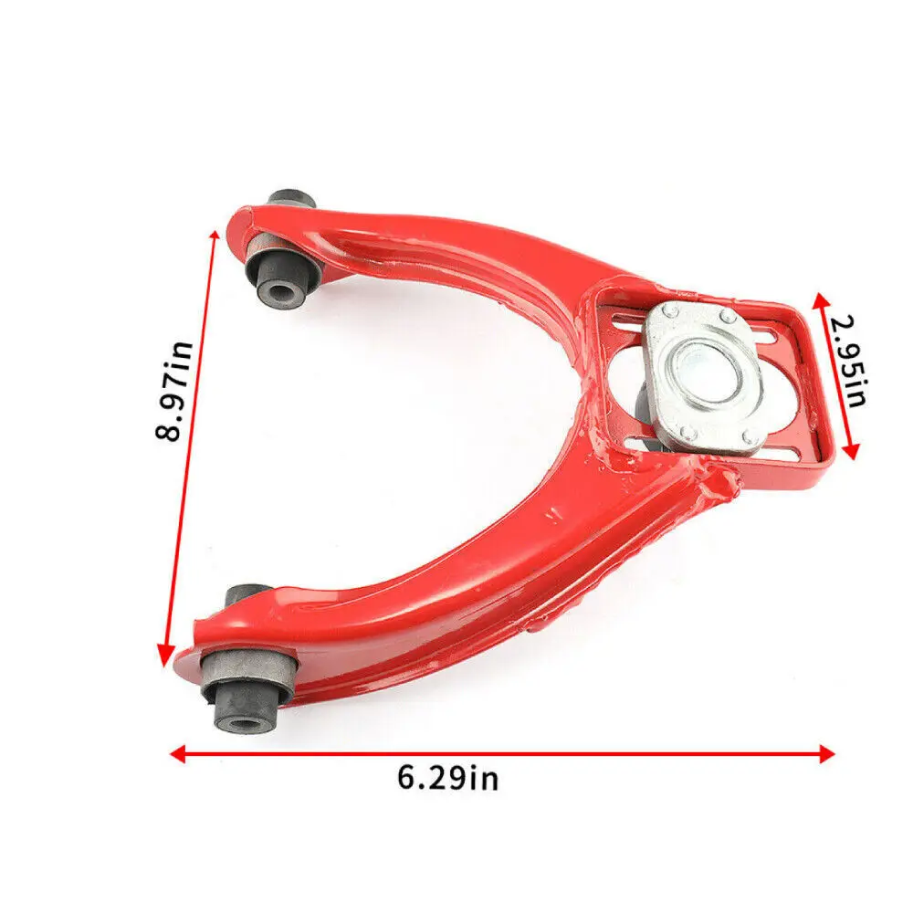1Set For 1996-2000 Honda Civic EJ EK Front JDM Adjustable A-Arms Control Camber Kit Red