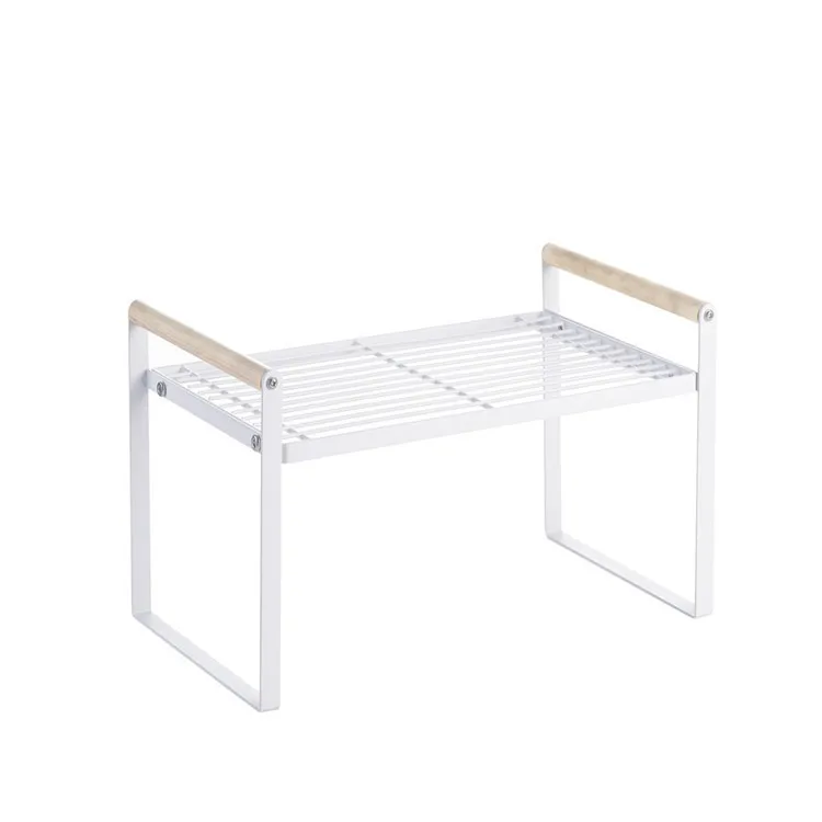 Japanese-style Multi-functional Storage Rack Kitchen Supplies Spice Rack Home User External Storage and Finishing Shelf