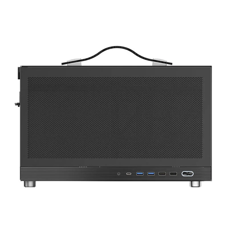 The mini compact case is portable and easy to carry, with dual side mesh holes and aluminum strips S400PRO