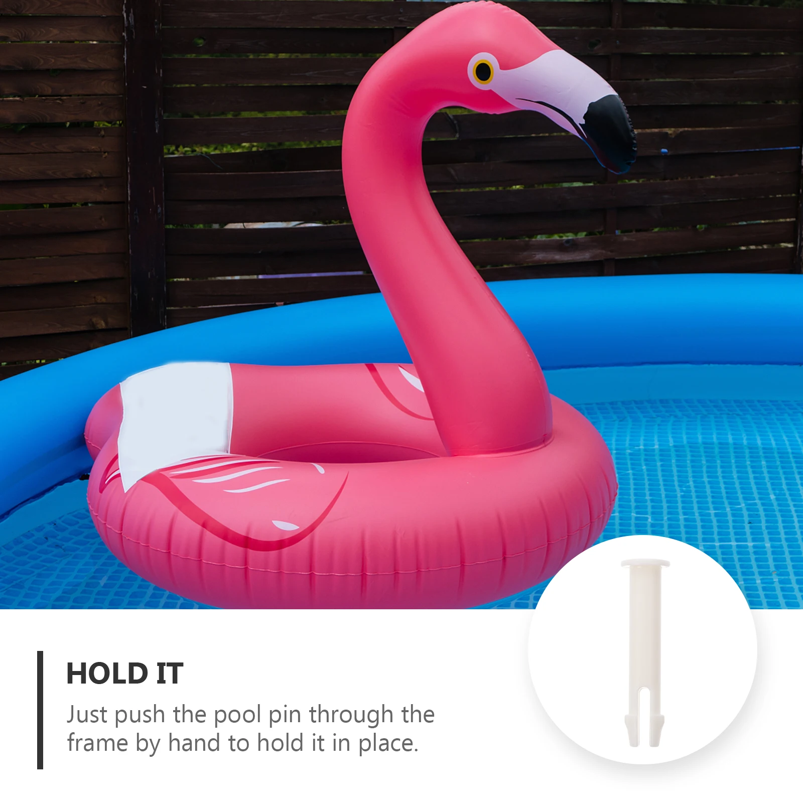 

12Pcs Durable Plastic Pool Joint Pin For Round Metal Frame Swimming Pools Spa Connector Accessories