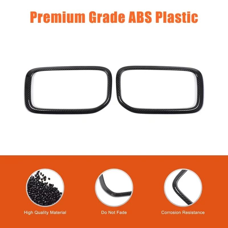 

For Mercedes Benz G-Class W465 2025 ABS Carbon Fiber Car Front Bumper Air Vent Cover Trim Sticker Car Accessories