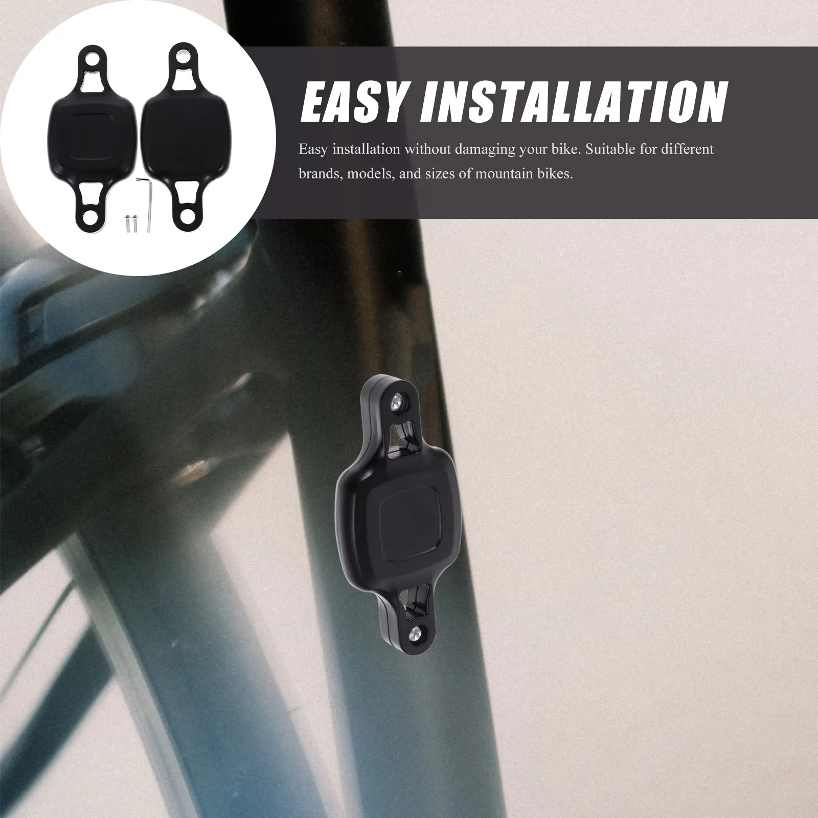 

Tracer Bike Mount Hidden Container Durable Bike Holder Protective Cover Anti-Lost Bicycle Trace Support