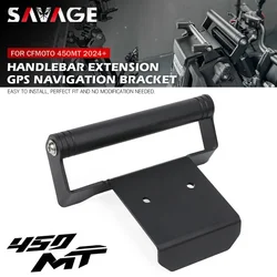 For CFMOTO 450MT Handlebar Extension GPS Navigation Holder CF-MOTO IBEX 450 MT Motorcycle Sat Nav Bracket Mobile Phone Support