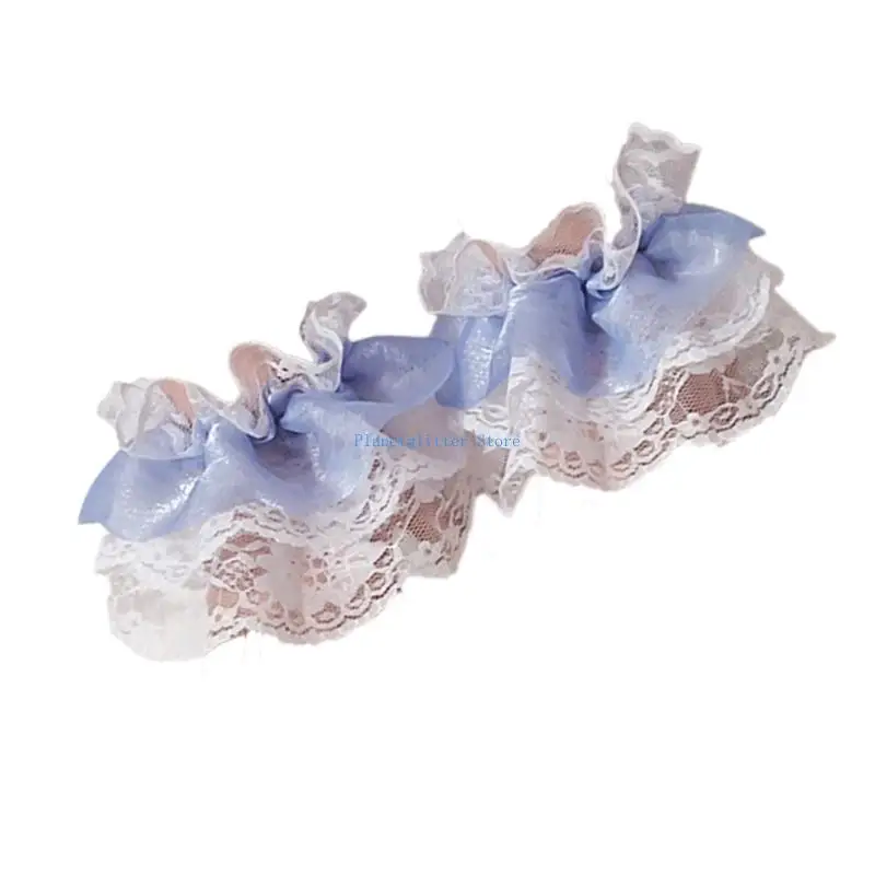 652b Eleganti maniche a mano in pizzo maniche per cannuccetto decorativo per gioco ruolo