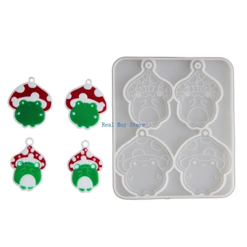 

Creative Silicone Flom для U13D для уникальных лягушек и грибных произведений в форме ежедневного использования