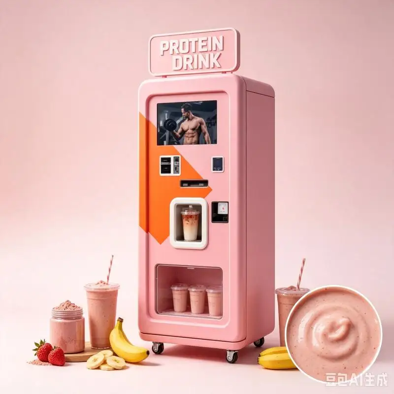 Protein Shake Vending Machine Customized Touch Screen Nutrition Dispenser Smart Mixer Commercial Gym Beverage Solution