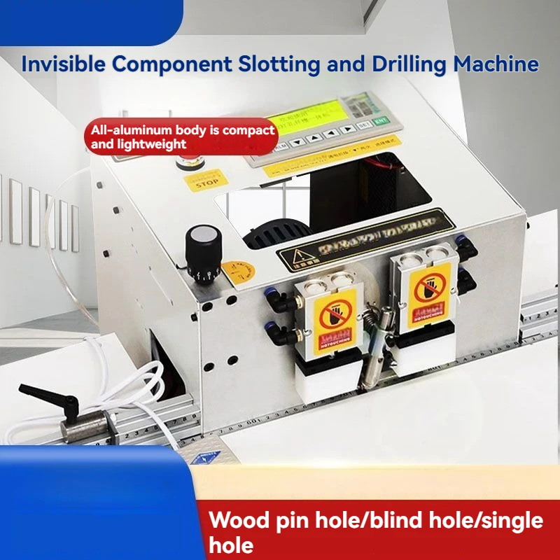 1800w Woodworking Multifunctional Wardrobe Punching Table Furniture Three-in-one Side Hole Machine