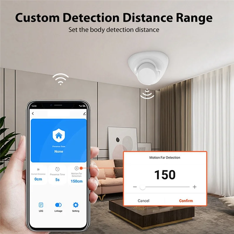 Tuya Zigbee Wifi 人間存在検出器 24Ghz レーダー探知機マイクロ波ワイヤレス耐久性