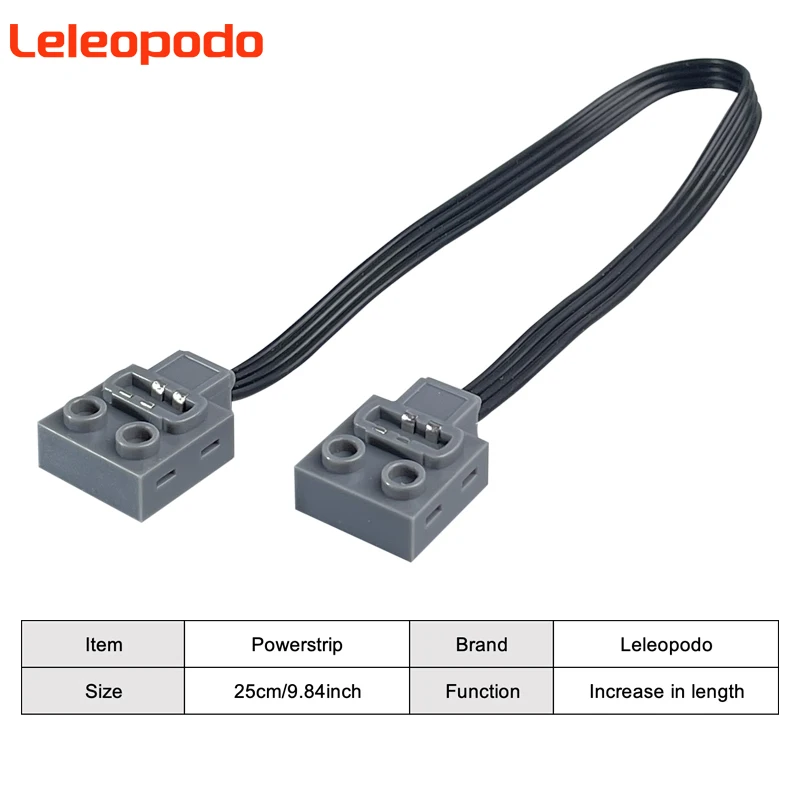 New 1/2/5/10PCS 25cm MOC Extension Wire Repair Replacement Cord Line Compatible Brand Building Block Servo Motor Battery Box 887