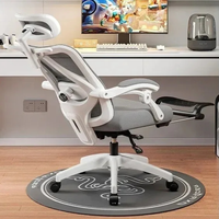 Ergonomic Mesh Chair, High Back Desk Office Chair, Swivelling Gaming Chair with Adjustable Lumbar Support and Headrest