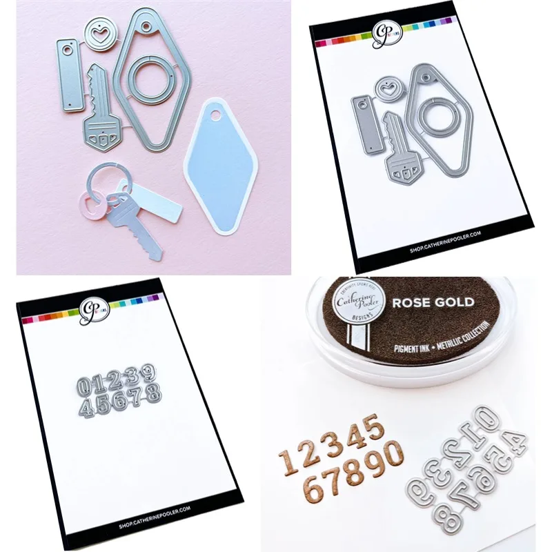 Numbers from Zero to Nine Metal Cutting Dies & Stencils Scrapbook Diary Decoration Stencil Embossing Template DIY Greeting Card