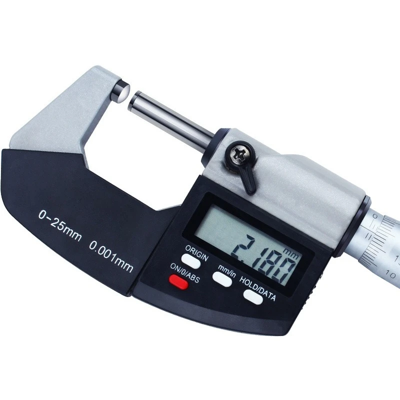 

Single and Double Tip Wall Thickness Round Head Spline Small Probe Flat Tip Digital Micrometer