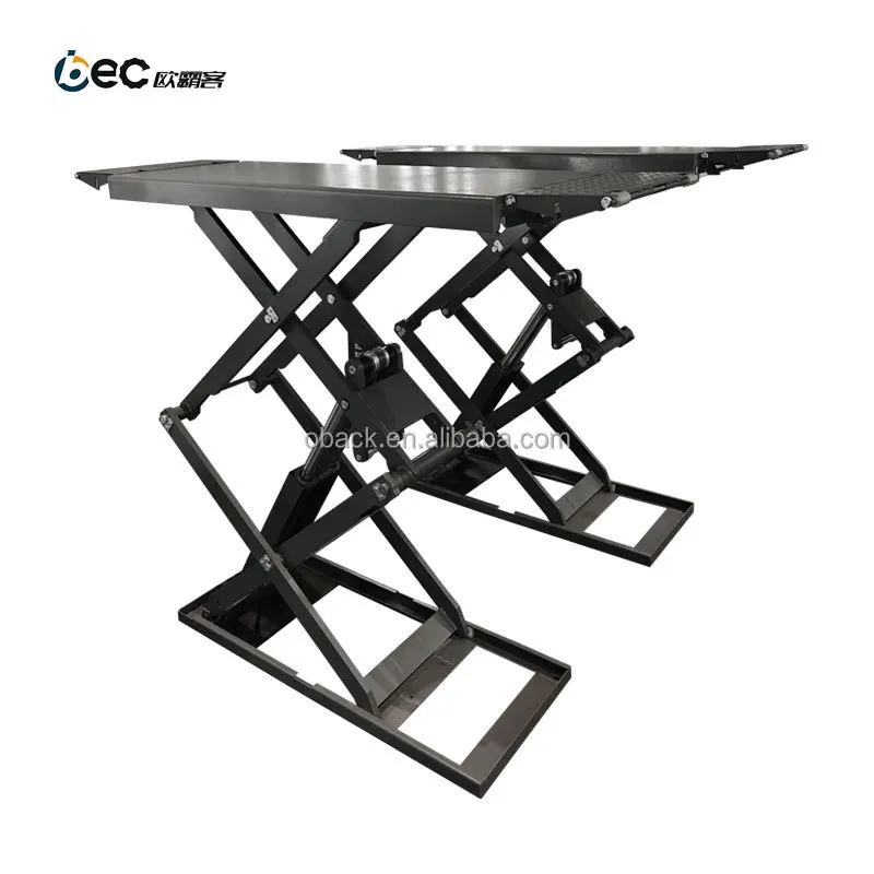 

CE Certified 360° Rotating Scissor Lift Car Hoist Double Cylinder Hydraulic Drive for Garage Maintenance